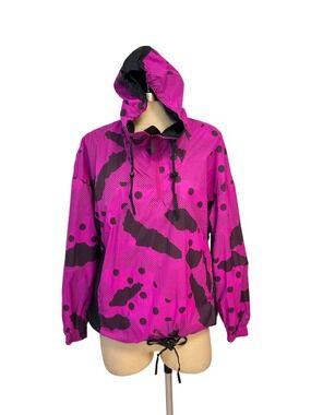 Tyrolia By Head Vintage 80s Abstract Hooded Pullover Ski Jacket Small